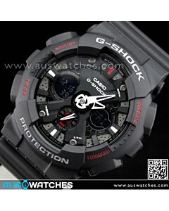 Casio G-Shock Black Analog Digital Watch GA-120-1A GA120