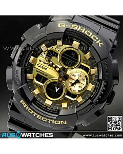 Casio G-Shock Analog Digital Gold Watch GA-140GB-1A1, GA140GB