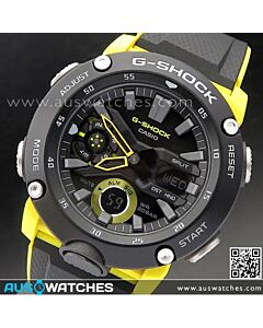 Casio G-Shock Carbon Core Guard Structure Watch GA-2000-1A9, GA2000