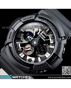 Casio G-Shock Black Analog Digital 200M Watch GA-201-1A, GA201