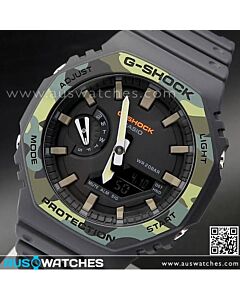 Casio G-Shock Carbon Core Guard Utility Colour Edition Watch GA-2100SU-1A, GA2110SU