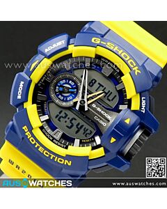 Casio G-Shock 200M Analog Digital Sport Watch GA-400-9B, GA400