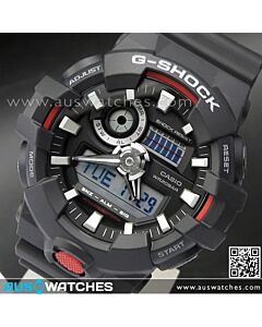 Casio G-Shock Analog Digital 200M Super illuminator Sport Watch GA-700-1A, GA700