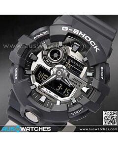 Casio G-Shock Analog Digital 200M Super illuminator Sport Watch GA-710-1A, GA700