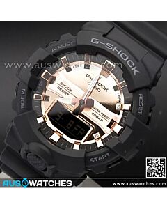 Casio G-Shock Black and Rose Gold Analog Digital Watch GA-800MMC-1A, GA800MMC