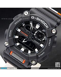 Casio G-Shock Orange Nylon Strap Watch GA-900C-1A4, GA900C