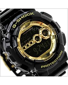 Casio G-shock Garish Black Limited Edition Multi time Watch GD-100GB-1, GD100GB