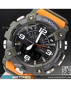 Casio G-Shock Mudmaster Quad Sensor Carbon Fiber Bluetooth Watch GG-B100-1A9