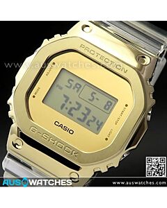 Casio G-SHOCK Metal Covered Gold and Clear White Watch GM-5600SG-9, GM5600SG