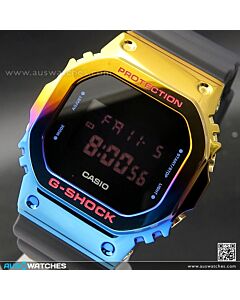 Casio G-Shock Metal Bezel Rainbow Ion Plating Watch GM-5600SN-1