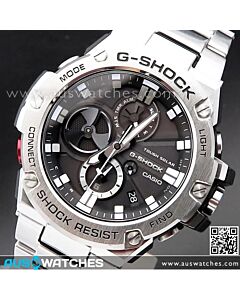 Casio G-Shock G-Steel Tough Solar Bluetooth Watch GST-B100D-1A, GSTB100D