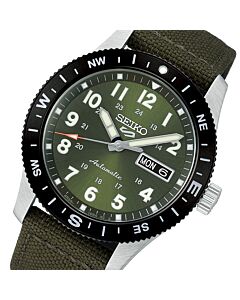 Seiko 5 Sports Field Series Green Nylon Strap Watch HDB008K1