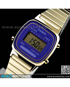 Casio Retro Gold Tone Digital Ladies Watches LA670WGA-6DF