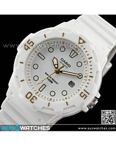 Casio Analog Sports Date White Dial Resin 100M Ladies Watch LRW-200H-7E2, LRW200H