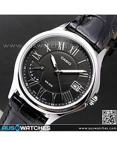 Casio Analog Day Date Leather Strap Pair Model Ladies Watch LTP-E116L-1A, LTPE116L
