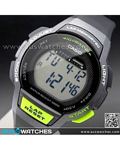 Casio Stopwatch Alarm Digital Watch WS-1000H-1AV, WS1000H