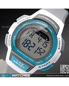 Casio Stopwatch Alarm Digital Watch WS-1000H-1AV, WS1000H