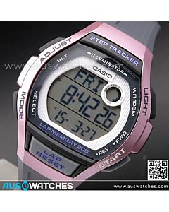 Casio Step Tracker LED 100M Sport Watch WS-2000H-1AV, WS2000H