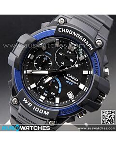 Casio Chronograph Stopwatch 100M Sport Watch MCW-110H-2AV, MCW110H