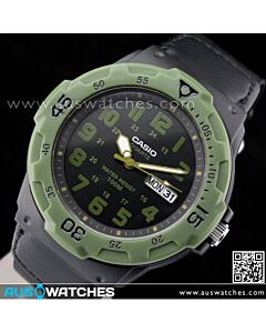 Casio Quartz Mens Analog Military Cloth Band Watch MRW-200HB-1BV, MRW200HB