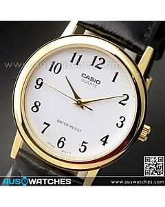 Casio Unisex Golden Analogue Quartz Watch MTP-1095Q-7B, MTP1095Q