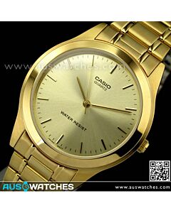 Casio Collection Gold Tone Men's Watch MTP-1128N-9A, MTP1128N