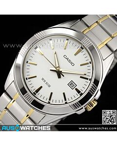 Casio Quartz Two Tone Mens Watches MTP-1308SG-7AV, MTP1308SG