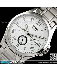 Casio Stainless steel Analog Mens Watch MTP-E301D-7B1V, MTPE301D