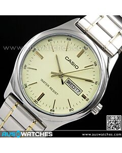 Casio Quartz Day Date Two Tone Mens Watch MTP-V003SG-9A, MTPV003SG