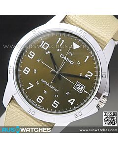 Casio Military Fabric Strap Mens Watch MTP-V008B-5B. MTPV008B