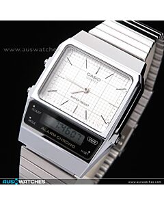 Casio Vintage Analog Digital White Dial Unisex Watch AQ-800E-7A