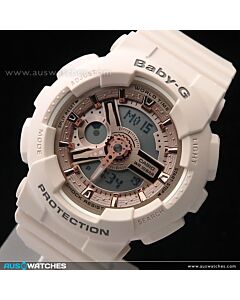 Casio Baby-G Beige x Rose Gold Analog Digital Sport Watch BA-110CP-4A