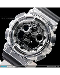 Casio G-Shock Camouflage Translucent Digital Watch GA-100SKC-1A, GA100SKC