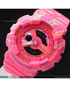 Casio G-Shock 200M Analog Digital Mist Texture Sport Watch GA-110TX-4A, GA110TX 