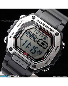 Casio 10 Year Battery 100M 5 Alarms Digital Watch MWD-110H-1A, MWD110H