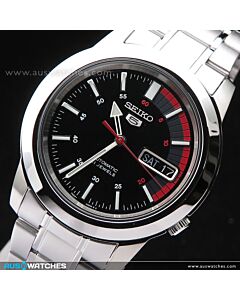 Seiko 5 Automatic See-thru Back Day Date Watch SNKK67K1