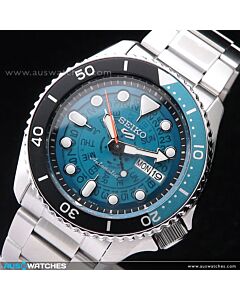 Seiko 5 Sports Blue Skeleton Dial Automatic Watch SRPJ45K1