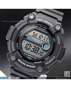 Casio Moon Data Tide graph Digtial Watch WS-1300H-1AV, WS1300H