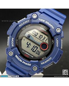 Casio Moon Data Tide graph Digtial Watch WS-1300H-8AV, WS1300H