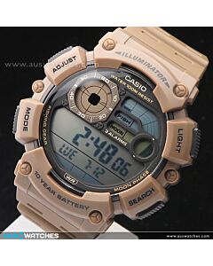 Casio Digital Moon Phase Fishing Level Sport Watch WS-1500H-5AV, WS1500H