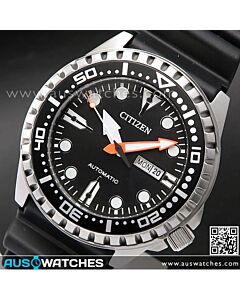 Citizen Automatic 100m Rubber Strap Sport Watch NH8380-15E