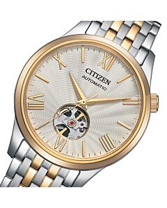 Citizen Automatic Open Heart Two-Tone Mens Watch NH9136-88A