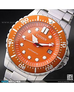Citizen Orange Dial Automatic Watch NJ0128-80X