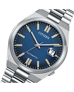 Citizen Automatic Blue Dial Mens Watch NJ0151-88X