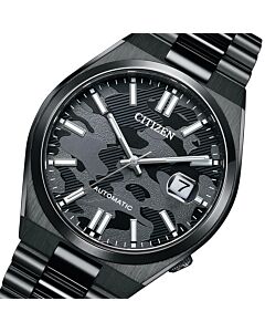 Citizen Automatic Black Camouflage Dial Mens Watch NJ0155-87E