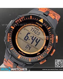 Casio ProTrek Triple Sensor Solar Camouflage Sport Watch PRG-300CM-4, PRG300CM