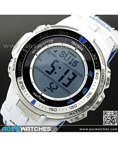 Casio Protrek Triple Sensor Multiband 6 Solar Watch PRW-3000G-7, PRW3000G With Extra Strap