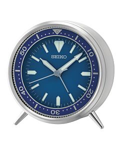 Seiko Mai T Aluminum Bedside Alarm Clock QXE065L