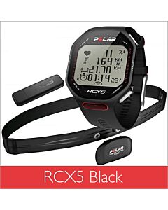 Polar RCX5 Black Sports Training Watch with Heart Rate Monitor