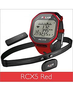 Polar RCX5 Red Sports Training Watch with Heart Rate Monitor